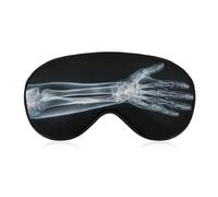 Máscara de ojos para dormir, película de rayos X, máscara de dormir para brazo masculino, para mujeres y hombres, correa ajustable, cubierta de ojos vendados para viajes, yoga, siesta, trabajo