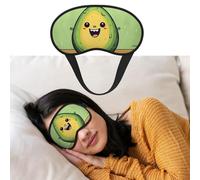 Máscara de ojos para dormir, transpirable, con bloqueo de luz, antifaz de dibujos animados, suave, cómoda, para dormir, para hombres y mujeres, cubierta de ojos para siesta en casa