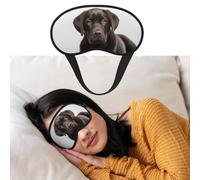 Máscara de ojos para dormir, transpirable, con bloqueo de luz, antifaz para perro, venda para los ojos, suave, cómoda, para dormir en la noche, para hombres y mujeres, cubierta de ojos para siesta en