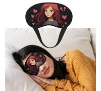 Máscara de ojos para dormir, transpirable, con bloqueo de luz, máscara para dormir para una niña que ama a los gatos por la noche, venda suave, cómoda, cubierta de sombra para dormir para hombres y