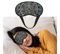 Máscara de ojos para dormir, transpirable, con bloqueo de luz, máscara para dormir, yelmo de asombro, venda nocturna, suave, cómoda, cubierta de sombra para dormir para hombres y mujeres, cubierta de