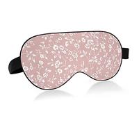 Máscara de ojos para dormir transpirable rosa de Wild Roses, funda para dormir con sensación fresca para el descanso de verano, venda elástica contorneada para viajes de mujeres y hombres