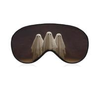Máscara de ojos para dormir, tres fantasmas, máscara de dormir de fantasía oscura para mujeres y hombres, correa ajustable, cubierta de ojos vendados para viajes, yoga, siesta, trabajo