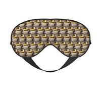 Máscara de ojos para dormir versátil con estampado de perro chihuahua, suave, reversible, para meditación y viajes, unisex