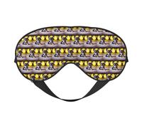 Máscara de ojos para dormir versátil con estampado de perro chihuahua, suave, reversible, para meditación y viajes, unisex