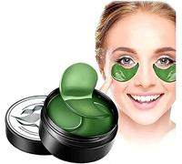 Máscara de ojos para eliminar arrugas de algas marinas, reduce las arrugas debajo de los ojos, bolsas para ojeras, arrugas, revitaliza y refresca tu piel parches para ojos hinchados (120 unidades)