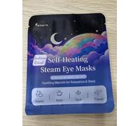 Máscara de ojos para ojos secos: paquete de 16 máscaras de vapor autocalentables, máscara de ojos calentada para dormir, compresa cálida para ojos, máscara de calor húmedo desechable para alivio de