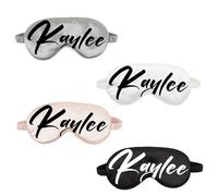 Máscara de ojos personalizada, diseño personalizado, sombra de ojos suave con correa ajustable, añade tu propia imagen, texto, venda para dormir, viajes, trabajo, siestas, bloquea la luz