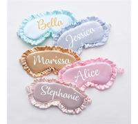 Máscara de ojos personalizada, máscara de sueño personalizada, máscara de ojos de satén personalizada, regalo de despedida de soltera, regalo de propuesta de dama de honor, regalo de dama de honor