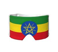 Máscara de ojos refrescante con estampado de bandera de Etiopía para dormir en total oscuridad, máscara de dormir suave, regalos para hombres y mujeres