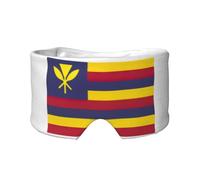 Máscara de ojos refrescante con estampado de bandera del Reino de Hawái para dormir en total oscuridad, máscara de dormir suave, regalos para hombres y mujeres