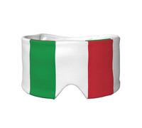 Máscara de ojos refrescante con estampado de bandera italiana para dormir en total oscuridad, máscara de dormir suave, regalos para hombres y mujeres