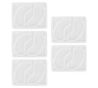 Máscara de Ojos Reutilizable, Herramienta de Bricolaje para Bandeja de Parches en los Ojos, Material ABS, Color Transparente, Liviano y Portátil, para Máscara de Ojos de