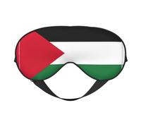 Máscara de ojos reversible con bandera de Palestina, máscara opaca de doble cara, ajustable, suave, para dormir o dormir