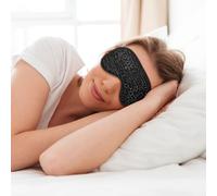 Máscara de ojos suave con estampado de ciencia abstracta para dormir, máscara de ojos para mujeres y hombres, para dormir y viajar