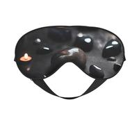 Máscara de ojos suave con piedra de corazón misterioso, unisex, cómoda y transpirable, adecuada para el descanso diario. Te ayuda a entrar rápidamente en un sueño profundo.