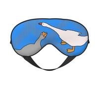 Máscara de ojos suave de ganso gris. Unisex, cómoda y transpirable, adecuada para el descanso diario. Te ayuda a entrar rápidamente en un sueño profundo.