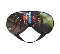 Máscara de ojos suave de insectos extraños. Unisex, cómoda y transpirable, adecuada para el descanso diario. Te ayuda a entrar rápidamente en un sueño profundo.