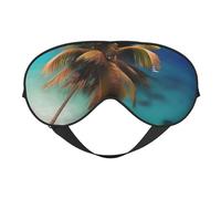Máscara de ojos suave de las Islas del Caribe. Unisex, cómoda y transpirable, adecuada para el descanso diario. Te ayuda a entrar rápidamente en un sueño profundo.