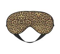 Máscara de ojos suave para dormir de doble cara con estampado de jirafa animal, versátil y versátil para dormir, para yoga, camping, etc