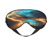 Máscara de ojos suave View Under The Moon. Unisex, cómoda y transpirable, adecuada para el descanso diario. Te ayuda a entrar rápidamente en un sueño profundo.