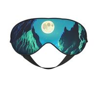 Máscara de ojos suave Water Moon Cave. Unisex, cómoda y transpirable, adecuada para el descanso diario. Te ayuda a entrar rápidamente en un sueño profundo.