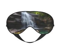 Máscara de ojos suave Waterfall Views. Unisex, cómoda y transpirable, adecuada para el descanso diario. Te ayuda a entrar rápidamente en un sueño profundo.