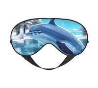 Máscara de ojos suave Winter The Dolphin. Unisex, cómoda y transpirable, adecuada para el descanso diario. Te ayuda a entrar rápidamente en un sueño profundo.
