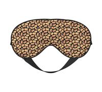 Máscara de ojos suave y transpirable, adecuada tanto para hombres como para mujeres, máscara de ojos de noche fácil y cero presión