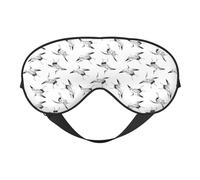 Máscara de ojos suave y transpirable, adecuada tanto para hombres como para mujeres, máscara de ojos de noche fácil y cero presión