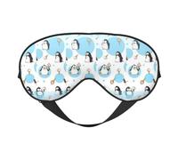 Máscara de ojos suave y transpirable, adecuada tanto para hombres como para mujeres, máscara de ojos de noche fácil y cero presión