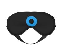 Máscara de ojos suave y transpirable con estampado de mal de ojo, bloqueo de luz, correa ajustable, máscara de dormir para viajes, trabajo nocturno, oficina