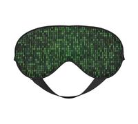 Máscara de ojos suave y transpirable Sleep Hacker Era, bloqueo de luz, correa ajustable, máscara de dormir para viajes, trabajo nocturno, oficina