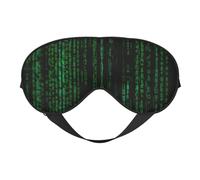 Máscara de ojos suave y transpirable Sleep Hacker Era, bloqueo de luz, correa ajustable, máscara de dormir para viajes, trabajo nocturno, oficina