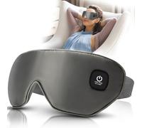 Máscara de ojos térmica inalámbrica de seda, lavable, máscara de compresión de ojos caliente con linaza, almohadilla térmica eléctrica USB para orzuelo, blefaritis sinusal, MGD, regalos para hombres y