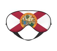 Máscara de ojos transpirable para viajes al aire libre, camping, meditación, yoga, con la bandera de Florida