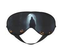 Máscara de ojos ultrasuave con estampado de fantasmas de Halloween, para una comodidad óptima y un sueño reparador