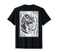 Máscara de Oni Japonesa de Demonio Bushido de Samurai Camiseta, Hombre, Negro, 3XL