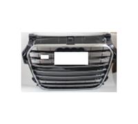 Máscara de parrilla negra con marco y moldura cromados para Audi A1 (a partir de 2010)