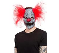 Máscara De Payaso Clown De Látex Gris Smiffys Halloween Zombie