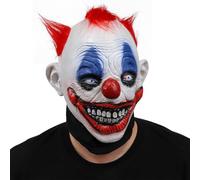 Máscara de payaso de Halloween de cabeza completa, de látex, para carnaval | Una máscara de terror que garantiza la piel de gallina y es perfecta para las noches de Halloween.
