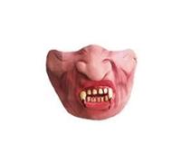 Máscara de payaso profesional de látex de media cara, banda elástica para un ajuste seguro, accesorio realista de Halloween para cosplay, accesorio reutilizable de disfraz de adulto para fiestas de