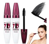 Máscara de Pestañas 7d Colossal, 2026 Nueva Máscara de Pestañas 7d Silk Fiber Black para dar Volumen y Alargar las Pestañas, con un Efecto de Pestañas Postizas Natural y Denso (2PCS)
