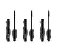 Máscara de pestañas Catrice Glam&Doll Volume, n.º 010, negro, voluminizadora, definidora, alargadora, mate, vegana, sin microplásticos, sin nanopartículas, sin perfume, pack de 3 (3 x 10 ml)