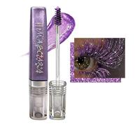 Máscara De Pestañas Con Purpurina - Extensión De Pestañas Con Volumen | Maquillaje De Ojos Resistente Al Agua: Crema Similar A Un Bálsamo Con Un Brillo Que No Corre Para Ojos Sensibles. Ideal Para Eve