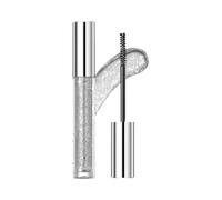 Máscara De Pestañas Con Purpurina - Máscara Rizadora Voluminizadora Resistente Al Agua, Potenciador De Pestañas Alargadoras | Cosmético De Maquillaje De Ojos Brillante, Fórmula Con Brillo Plateado Y D