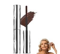 Máscara de pestañas de metal con cepillo de metal, máscara para mujeres mayores, 3D Curling Eyelash Iron, resistente al agua, máscara de ojos de hierro que da volumen, secado rápido y resistente a las