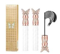 Máscara de pestañas Filterseed, rizada gruesa, resistente al agua y al sudor, alargadora, resistente a las manchas, voluminizadora para pestañas espectaculares, minicepillo de precisión (2)