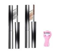 Máscara de pestañas Lashique Metal Wand, rizador de pestañas 3D sin cepillo, resistente al agua, modelo 2026, maquillaje de pestañas de larga duración for todo el día.(Mix)