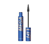 Máscara de pestañas Thrill Seeker Mega Lift de Rimmel London, Waterproof Black, Máscara Resistente a Todo, Larga Duración, A Prueba de Manchas, Volumen Ligero, 10 ml